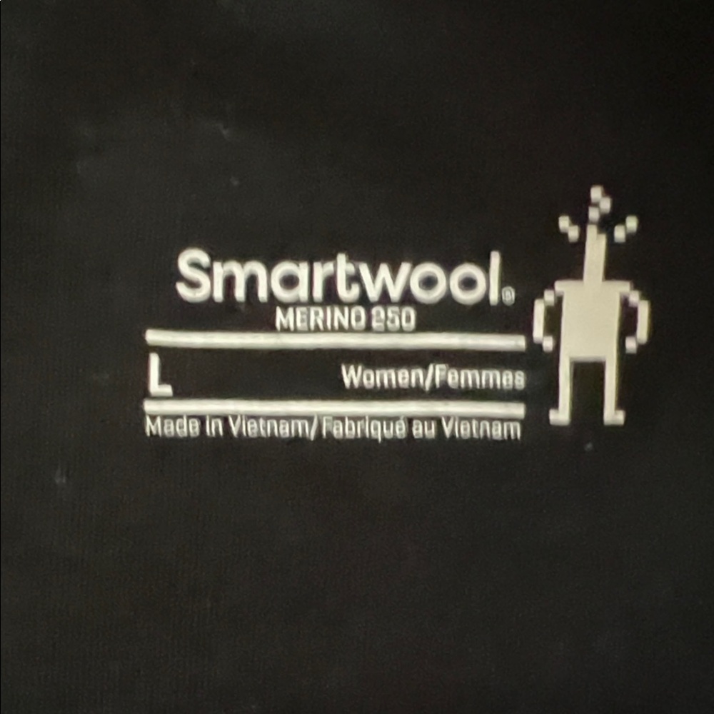 Smartwool Adult Black Long Underwear Leggings - Picture 2 of 4